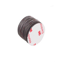 Custom flexible rubber magnetic dots round magnet with adhesive